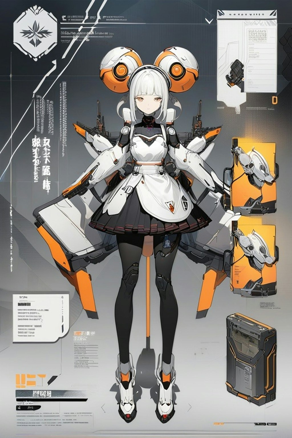 メイド型護衛ロボットカタログ