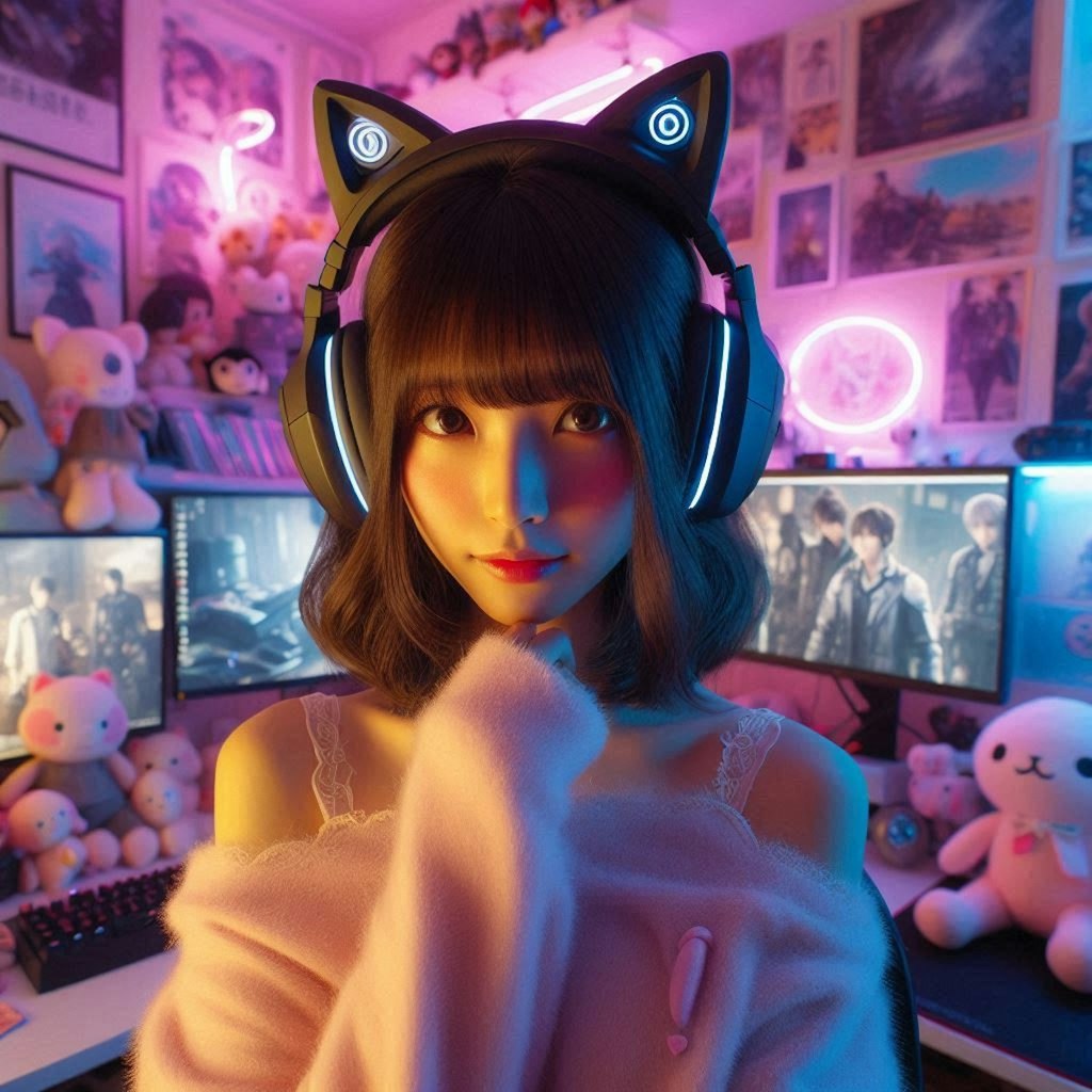 ゲームYouTuberの理想部屋🎮💖