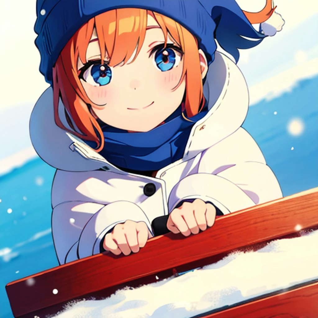 雪と少女