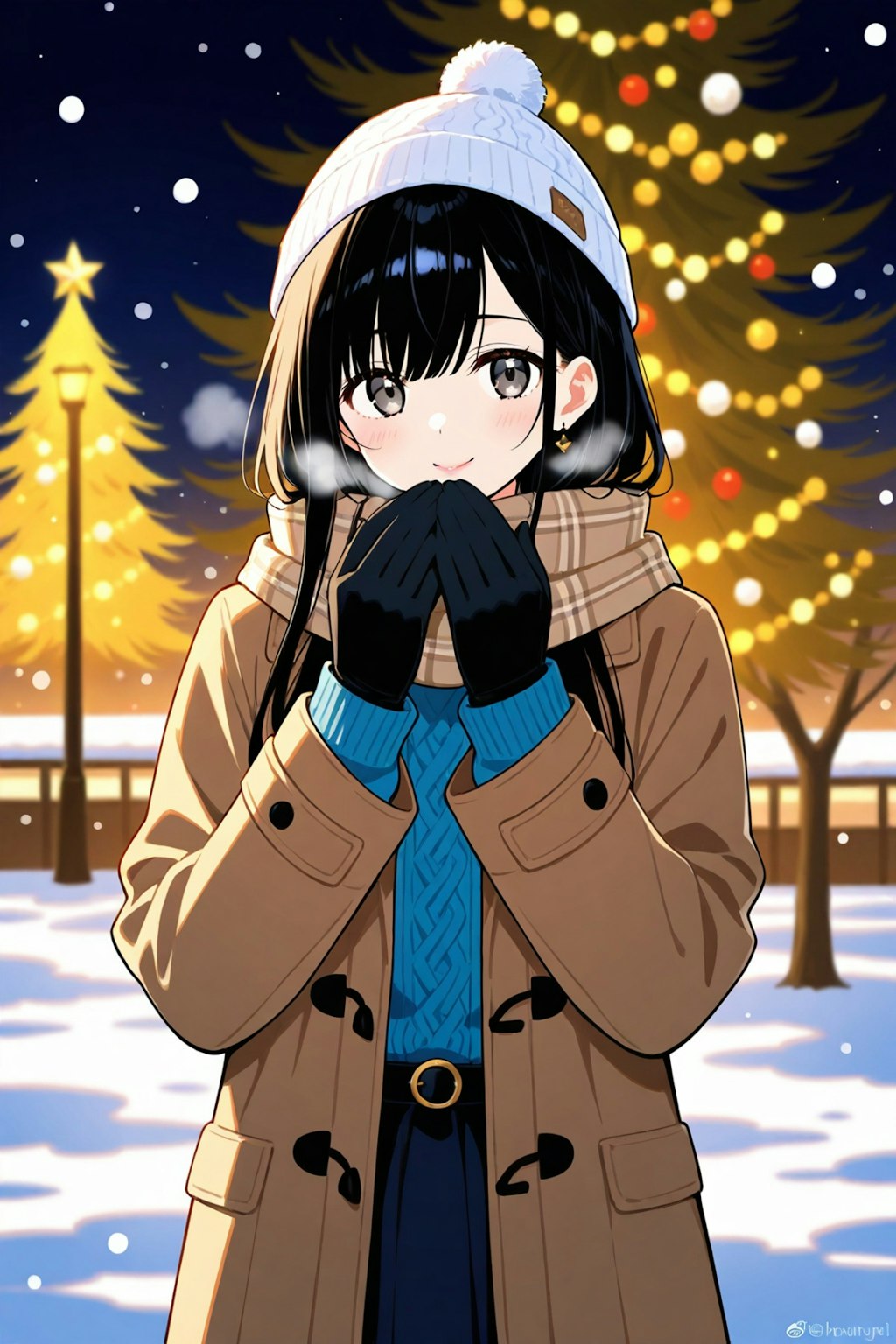 クリスマスツリーと女の子　その４