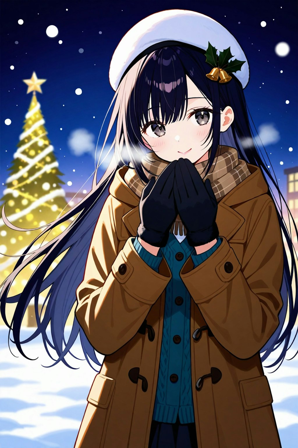 クリスマスツリーと女の子　その４