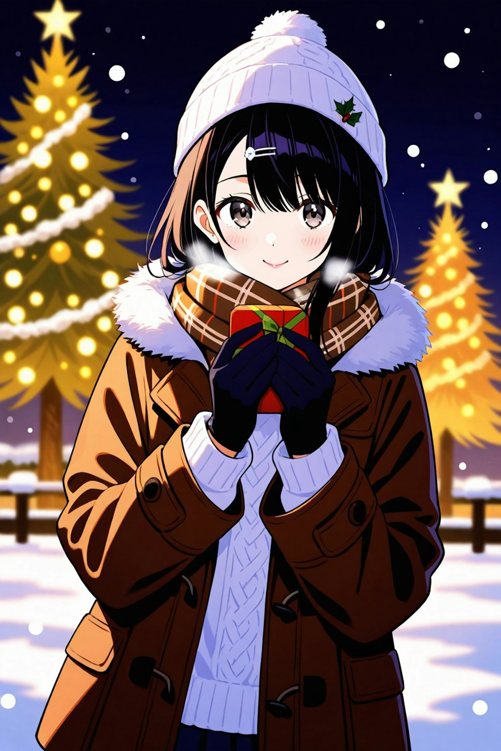 クリスマスツリーと女の子　その４