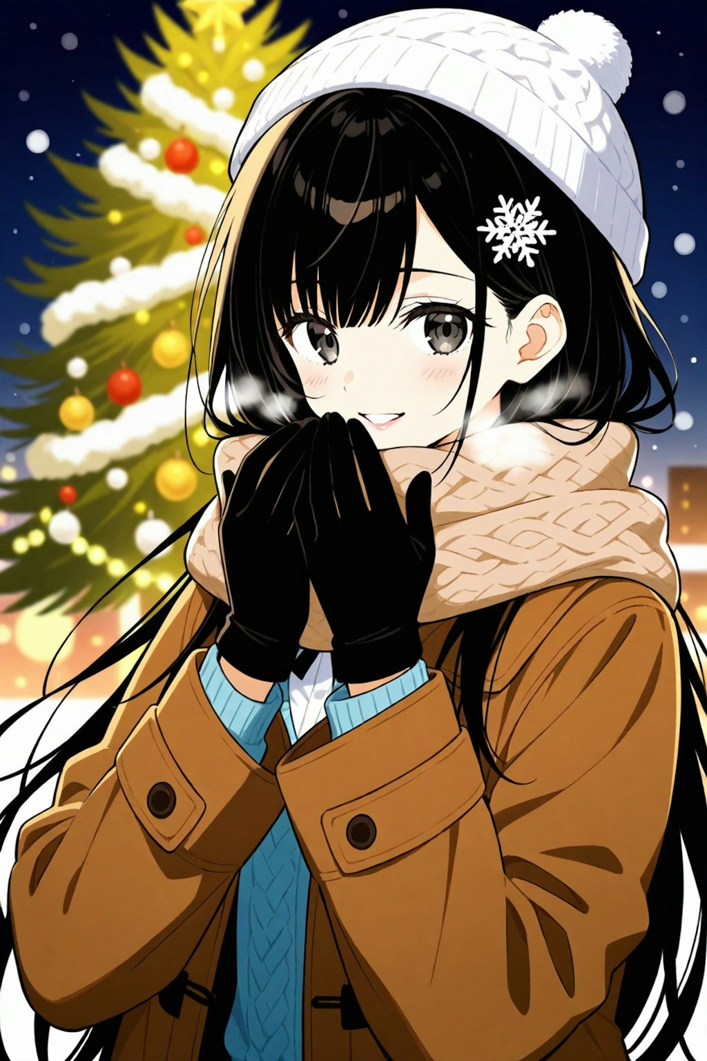 クリスマスツリーと女の子　その４