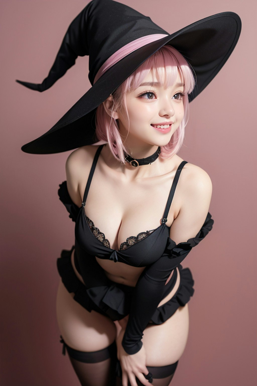 ハロウィンコスプレ ピンク5