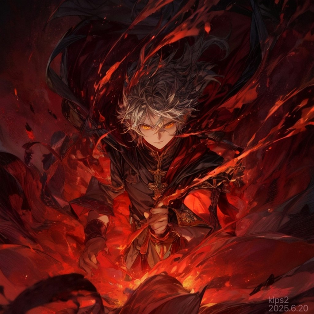 習作（炎使い）
