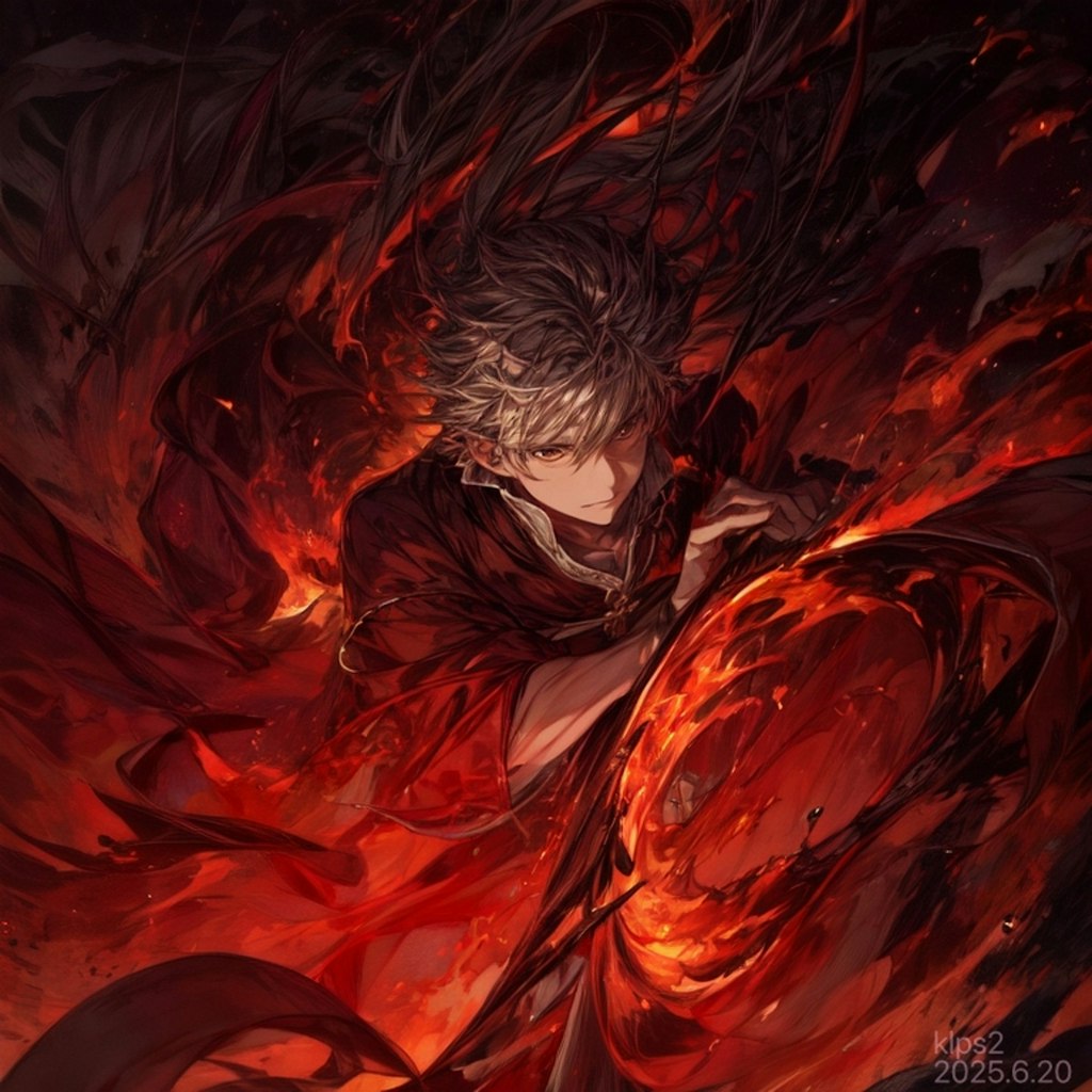 習作（炎使い）