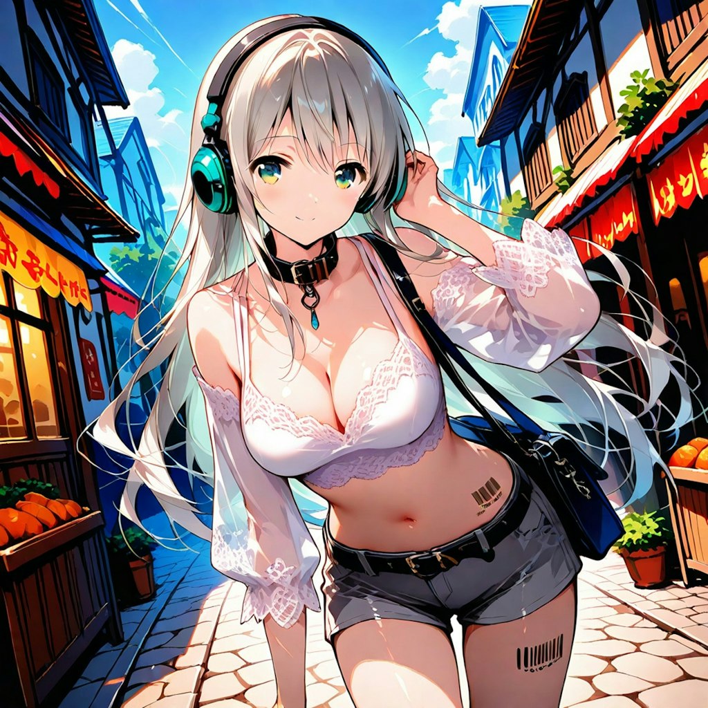 銀髪碧眼
