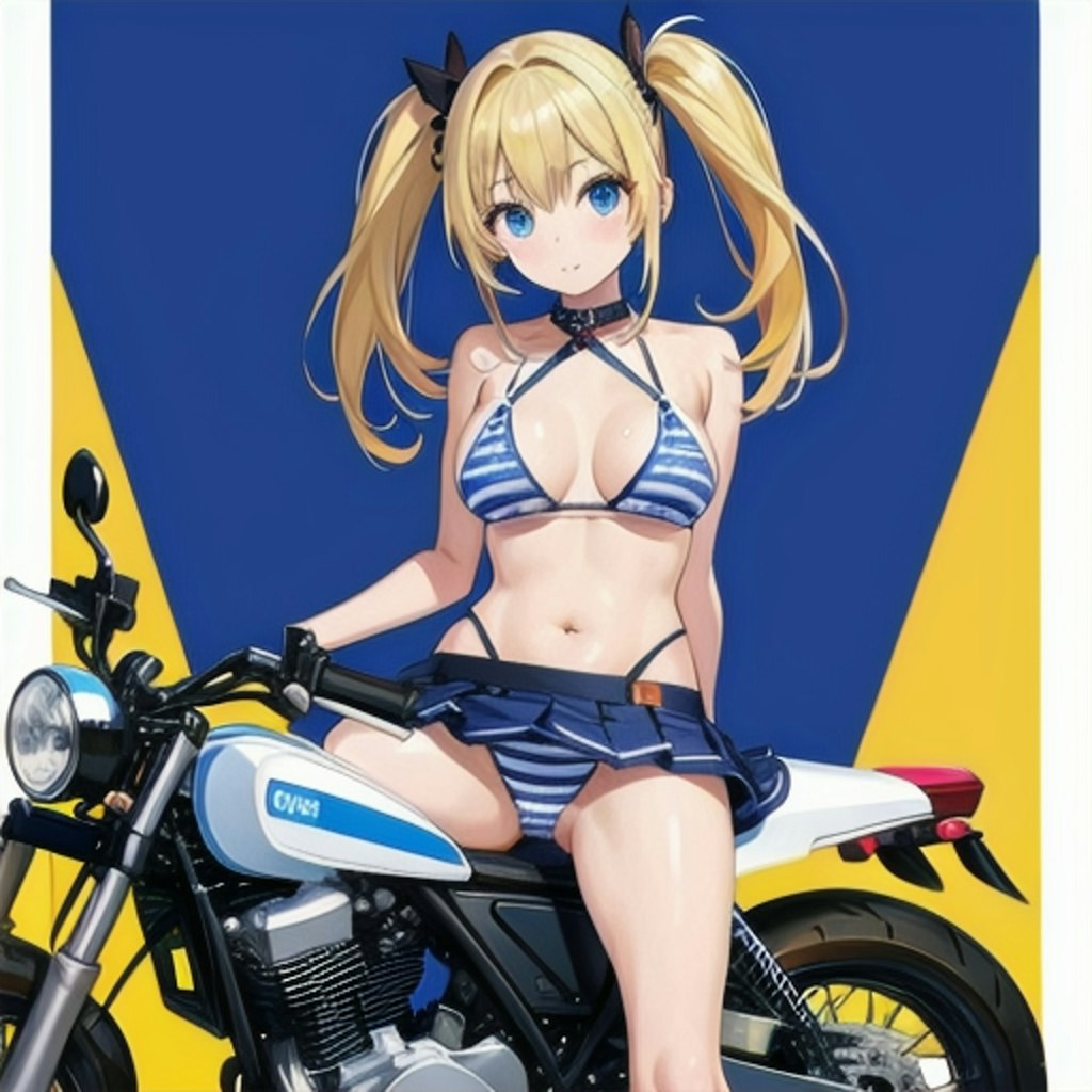 バイクに・・・