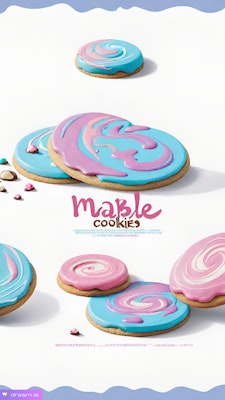 クッキー、化粧品の宣伝 i2i 元絵は1枚目