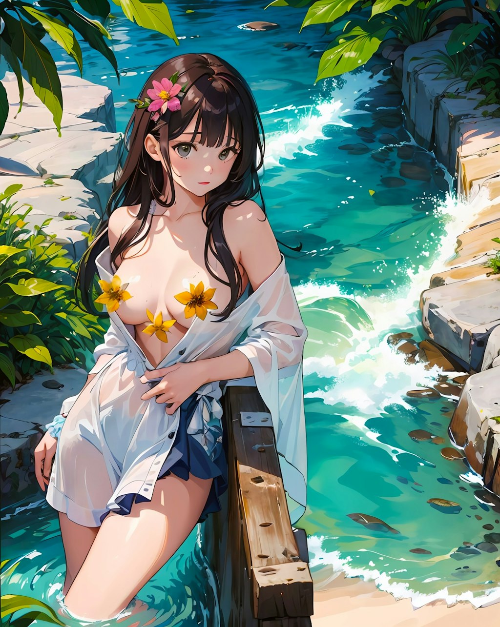 海と少女