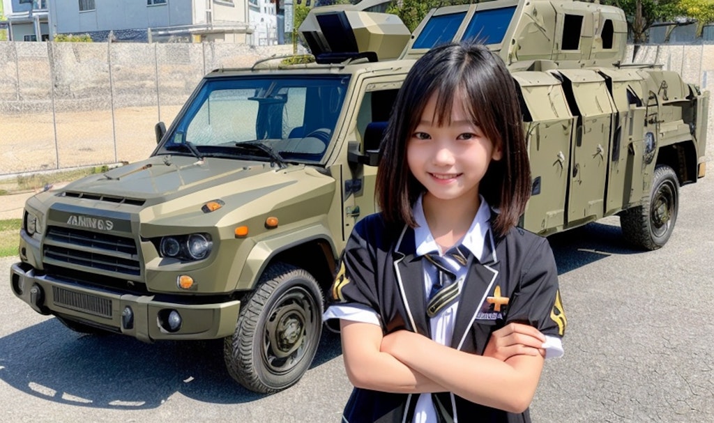 軍用車通学