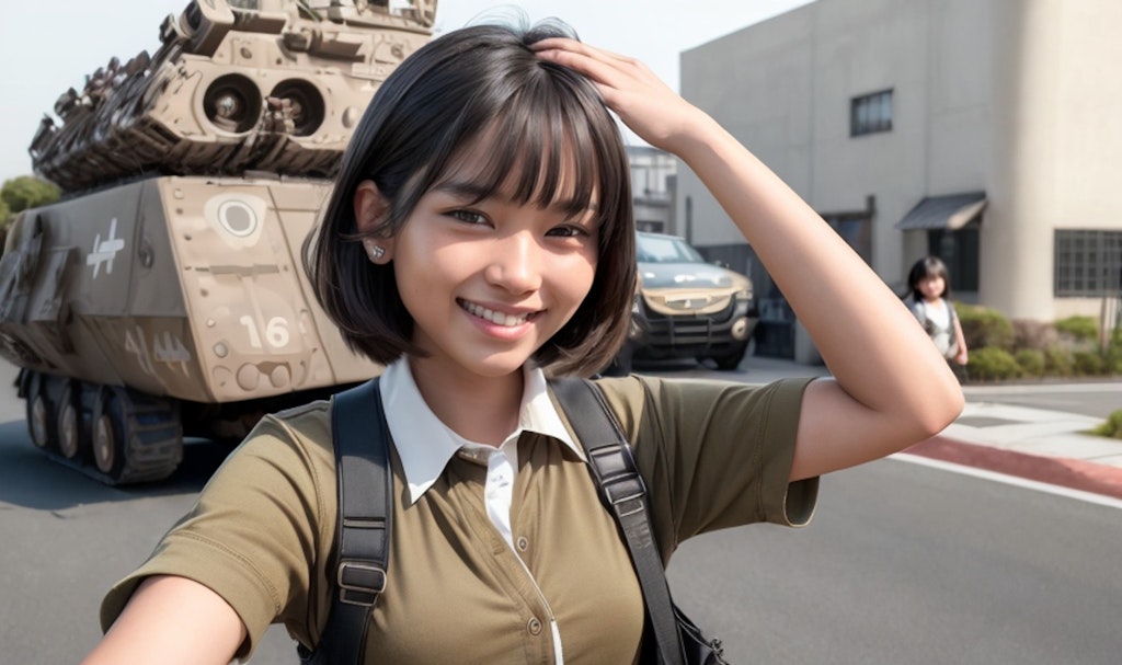 軍用車通学