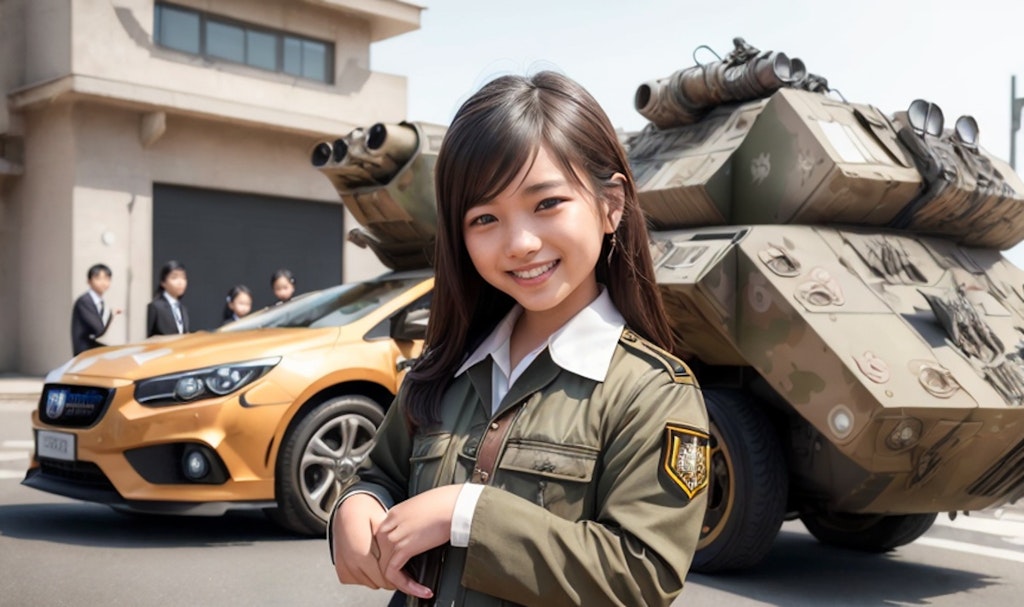 軍用車通学