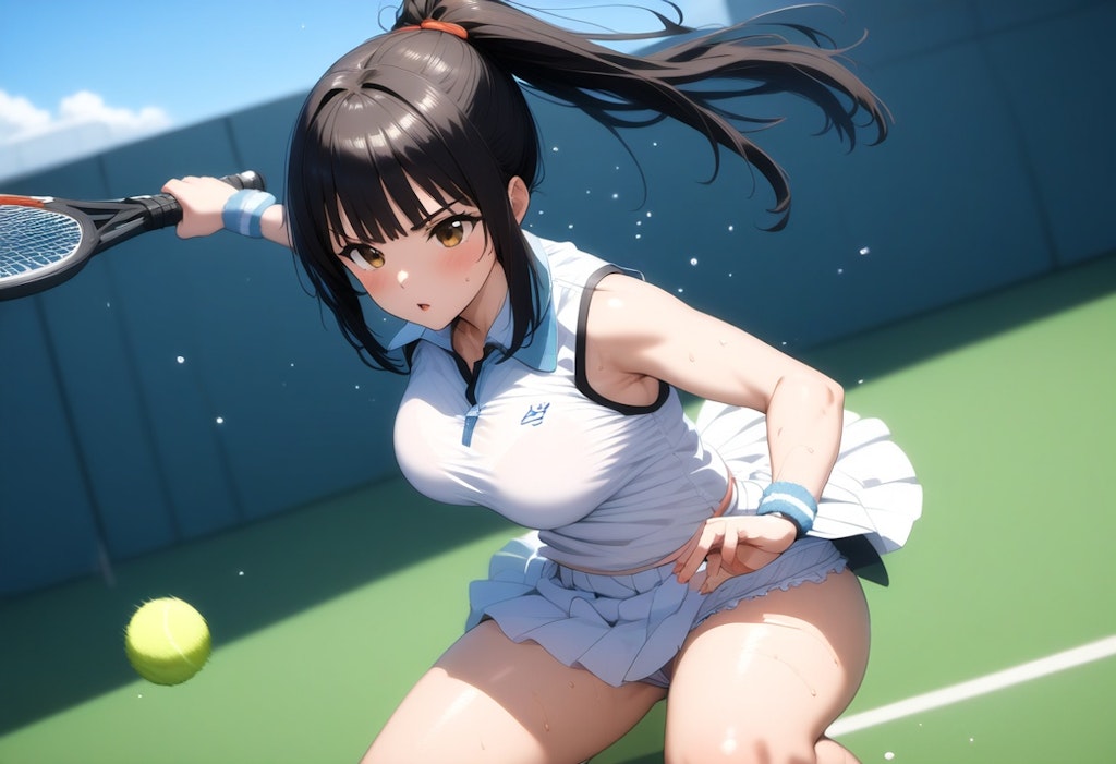テニス部少女