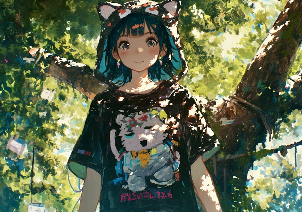 Tシャツ✖︎くま娘🐾