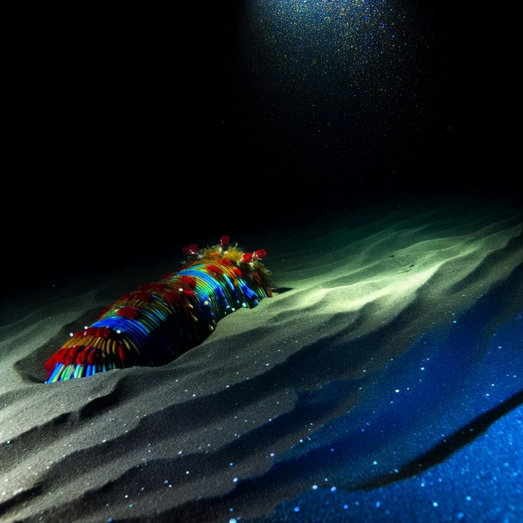 極彩色の深海生物