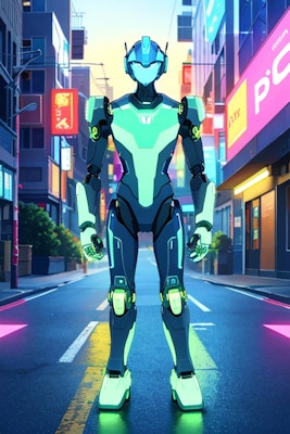 Robot in Street