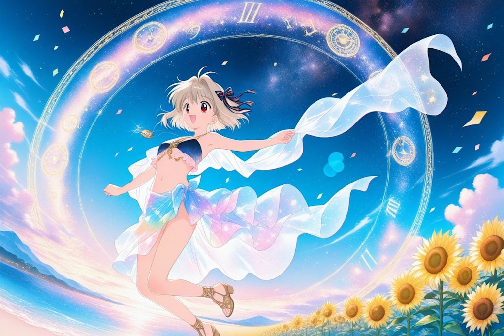 海だー