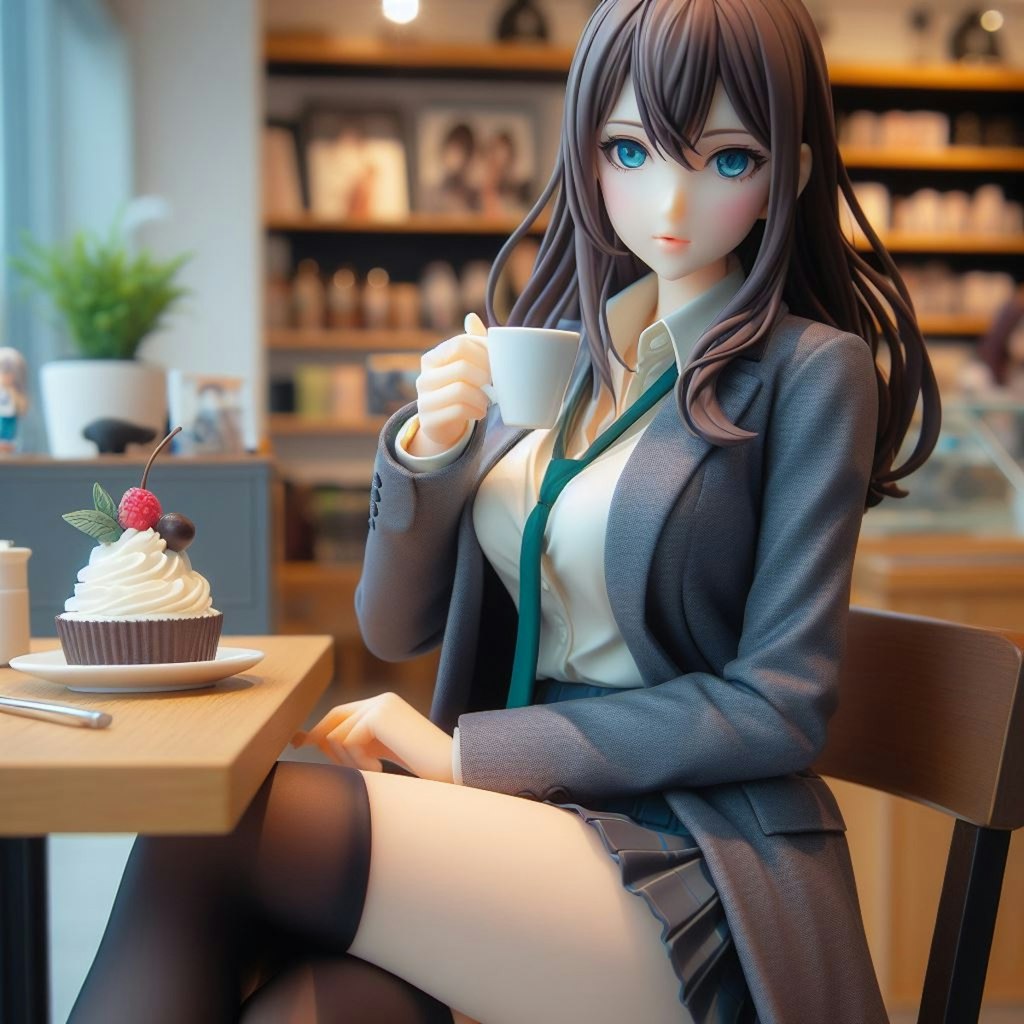 カフェの彼女