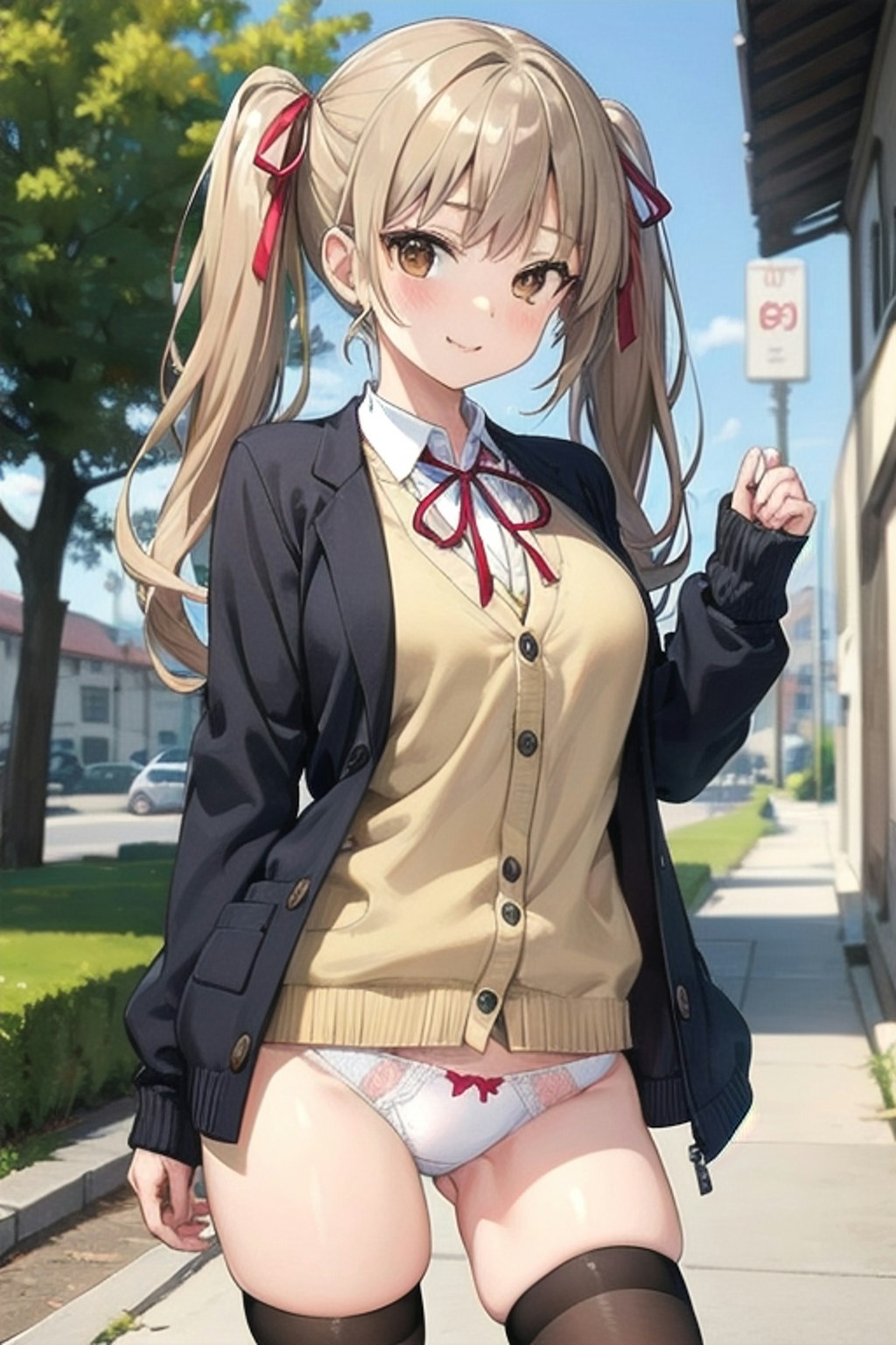 School twintails girl