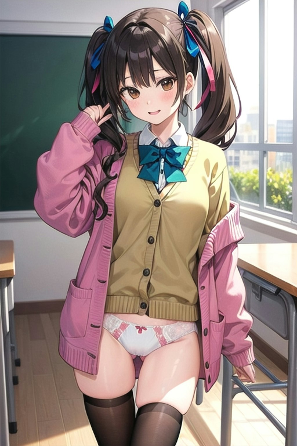 School twintails girl