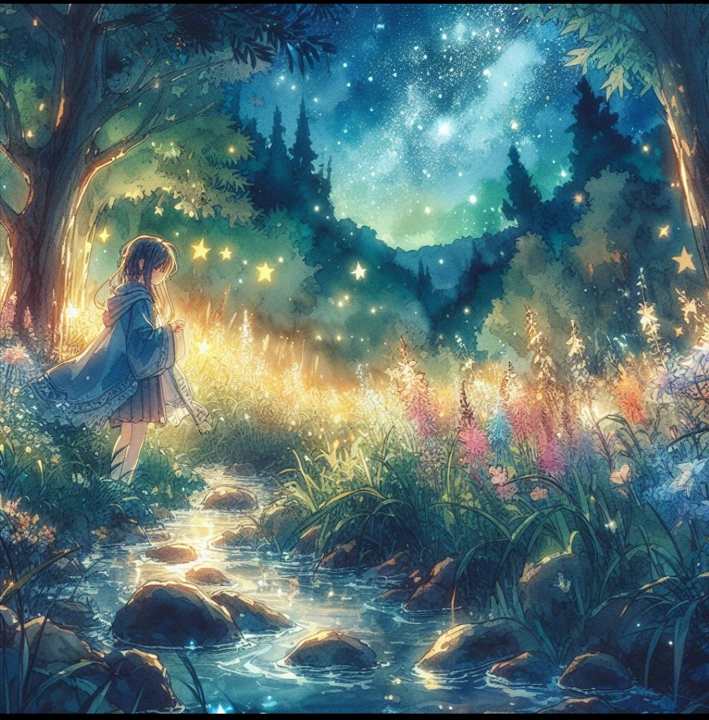 星降る森の夢