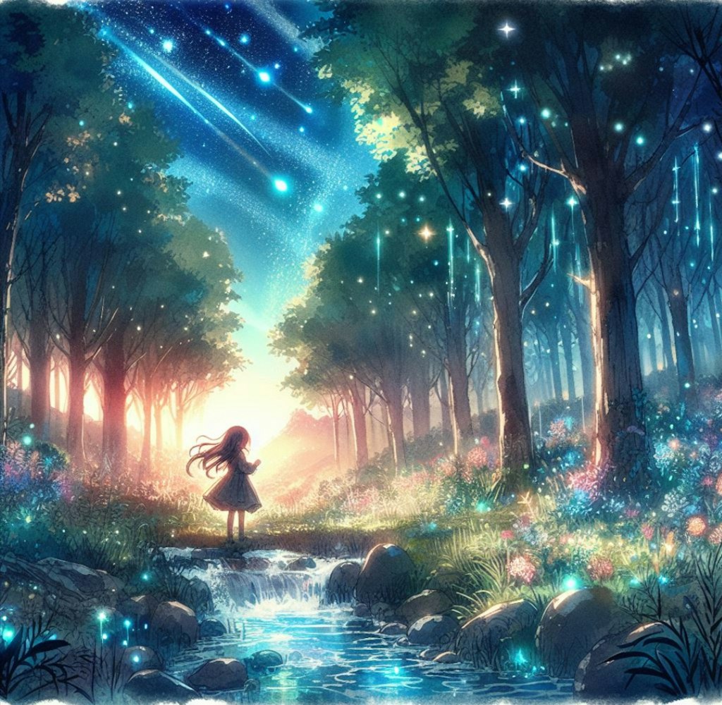 星降る森の夢