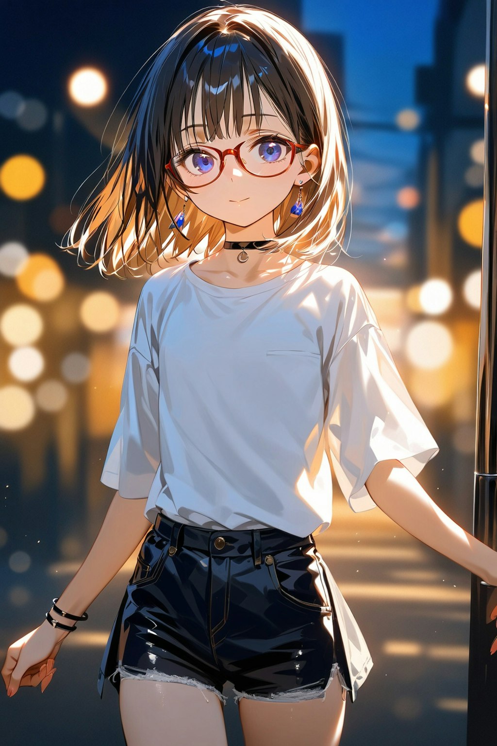 私服の女の子#1（ちちぷい生成機能）