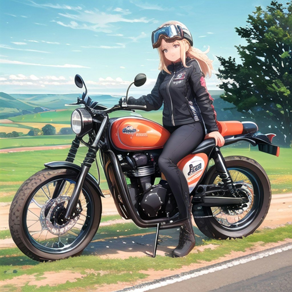 バイク好きな彼女