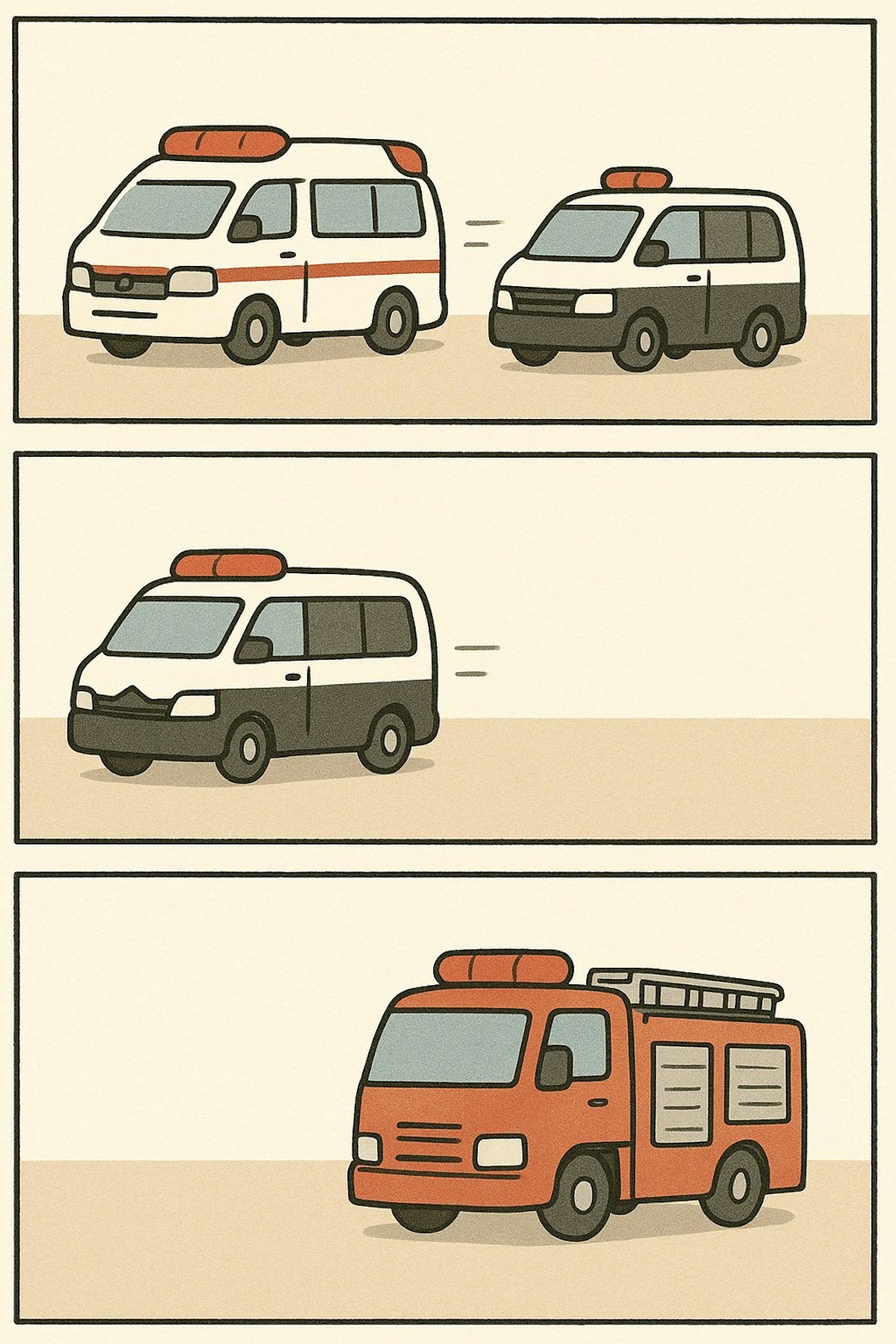 救急車両のお話