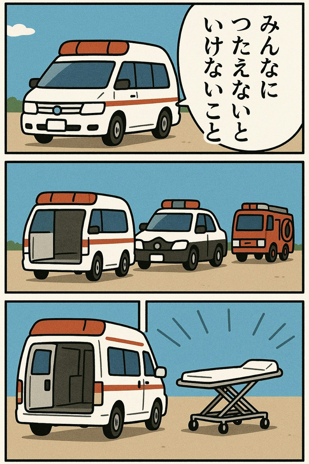 救急車両のお話