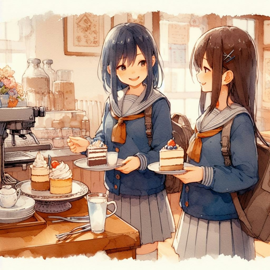 放課後に喫茶店