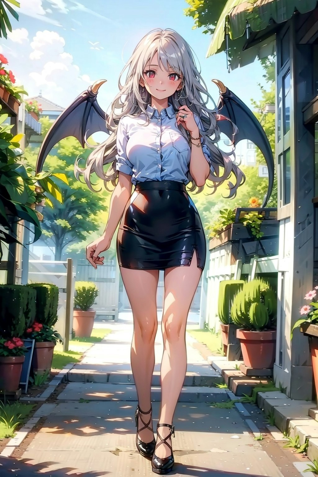 冬ですが夏の服で