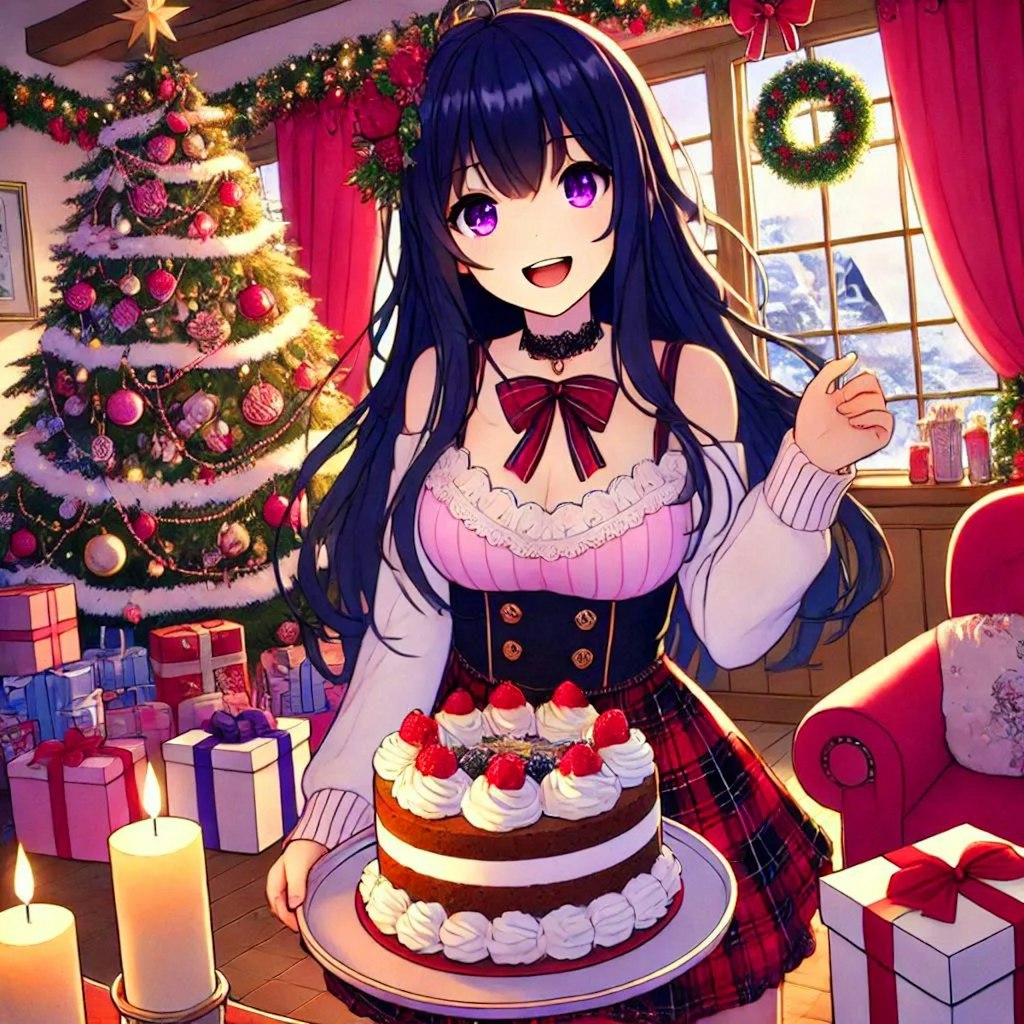 クリスマスケーキと、うちの子★その2(11枚)