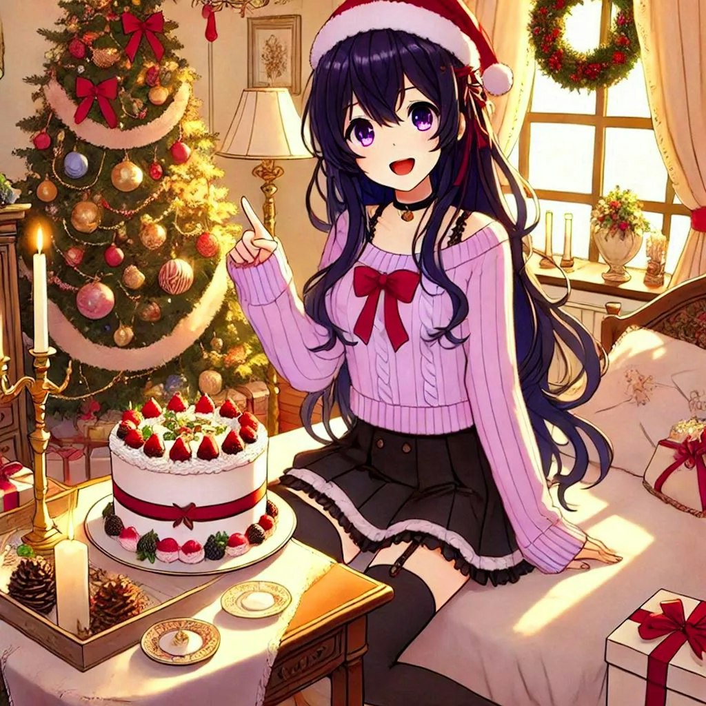 クリスマスケーキと、うちの子★その2(11枚)