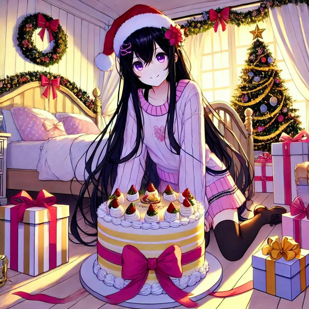 クリスマスケーキと、うちの子★その2(11枚)