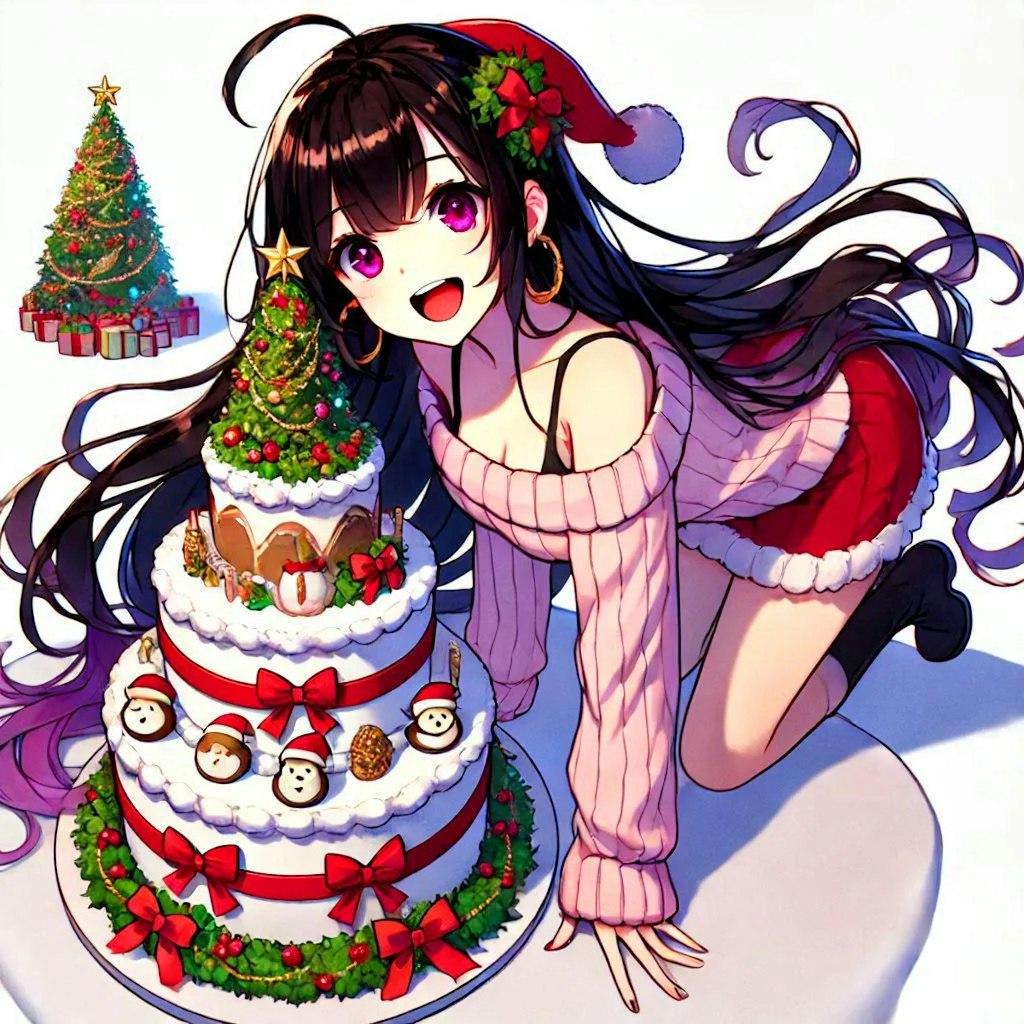 クリスマスケーキと、うちの子★その2(11枚)