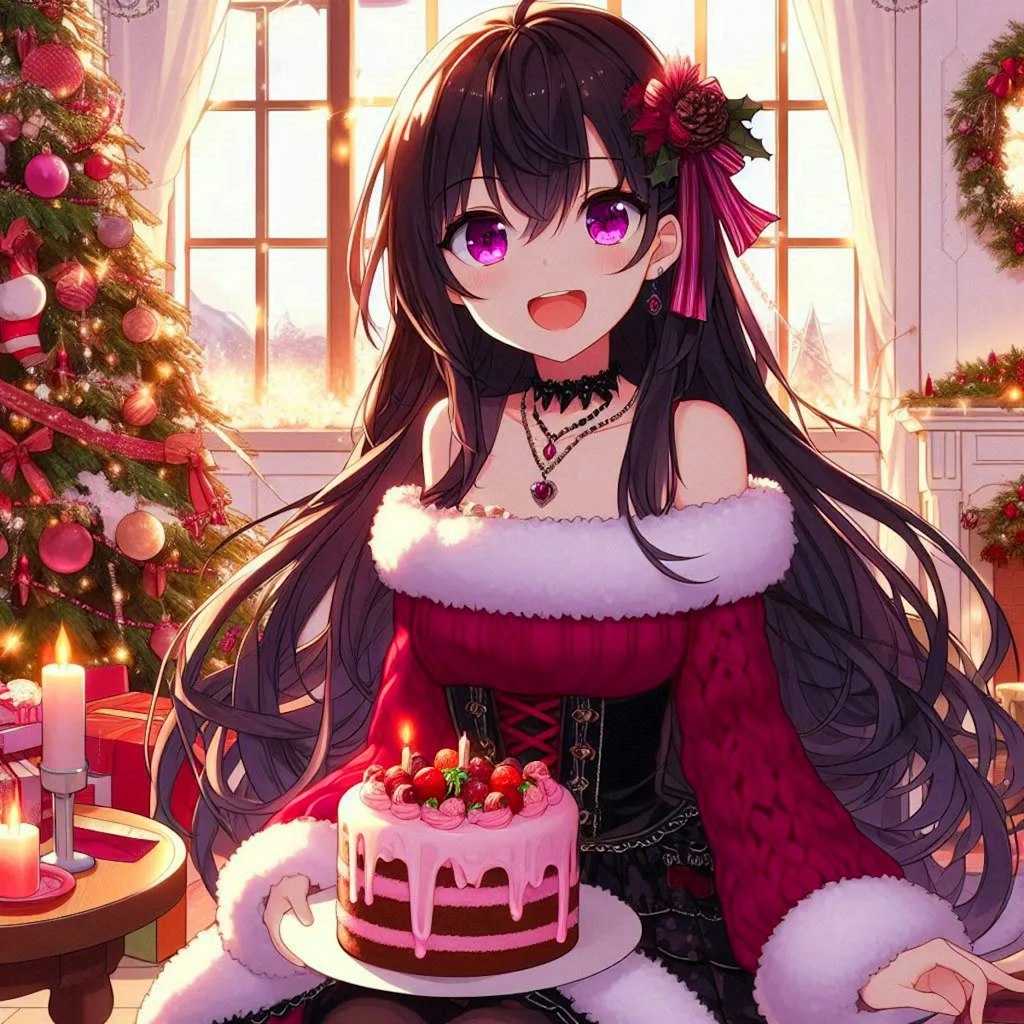 クリスマスケーキと、うちの子★その2(11枚)