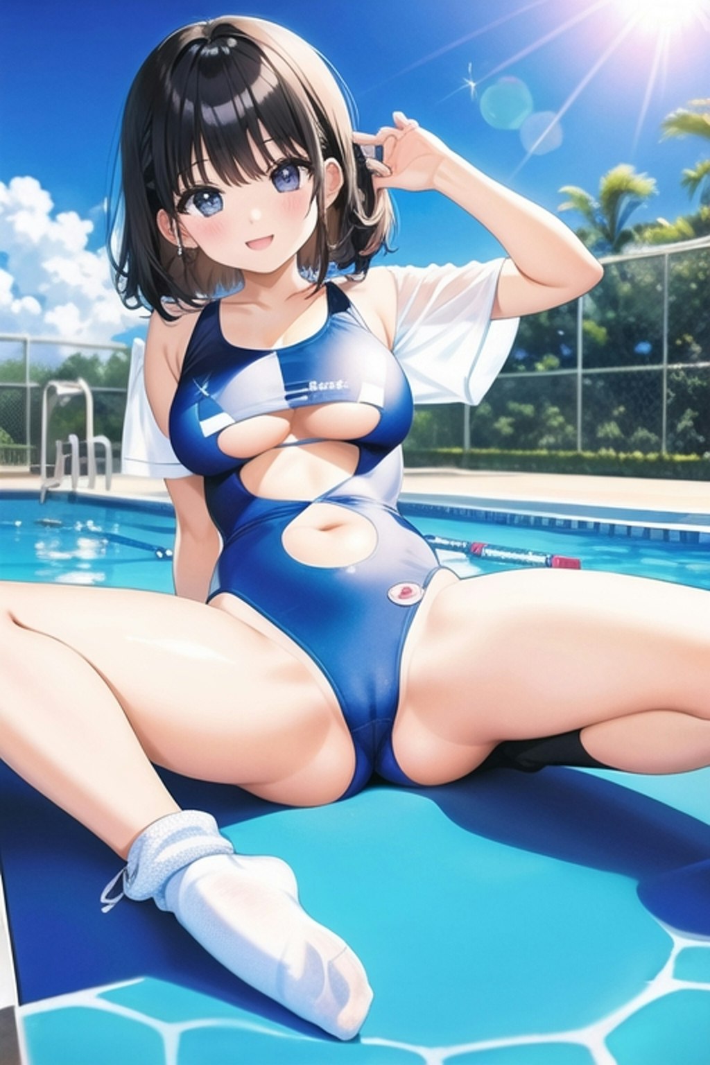 水着の子