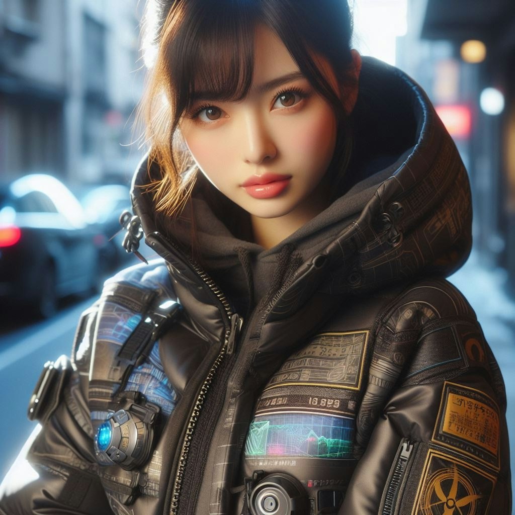 cyber puffer jacket