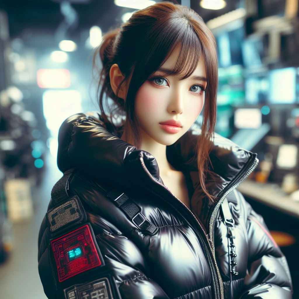 cyber puffer jacket