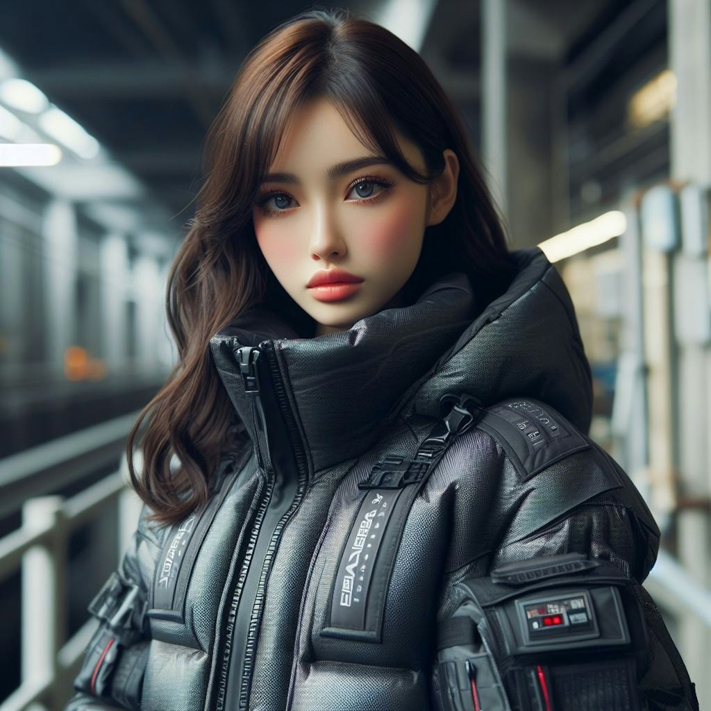 cyber puffer jacket