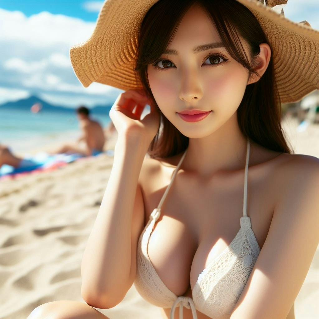 bikini on the beach
