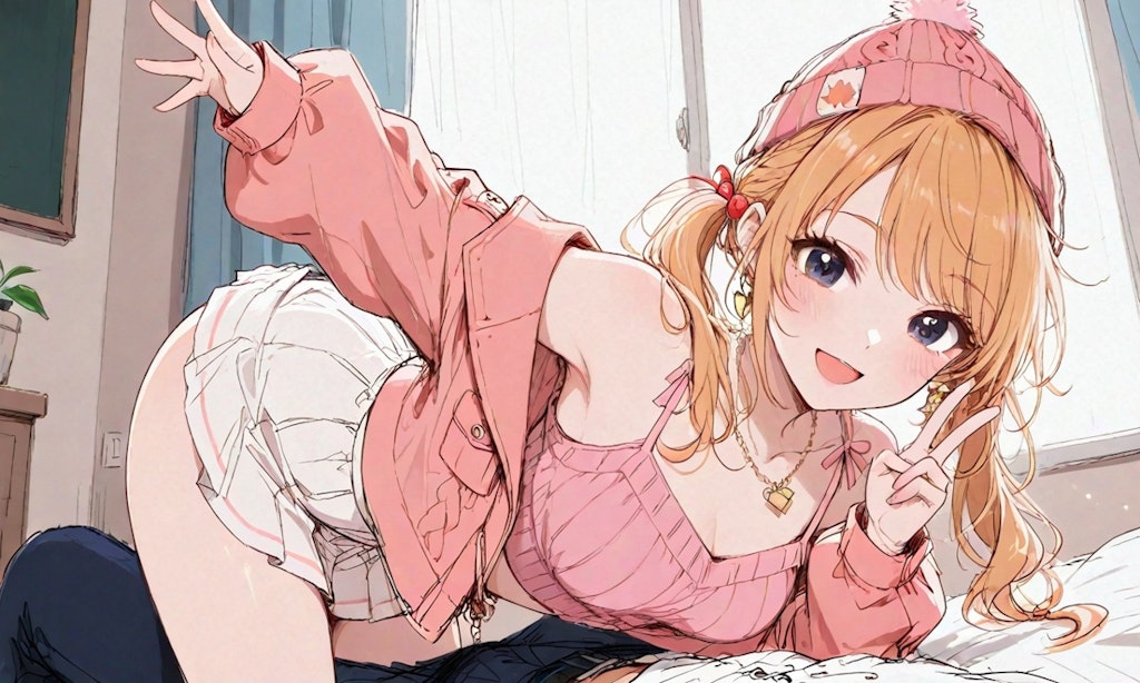 自由なポーズ