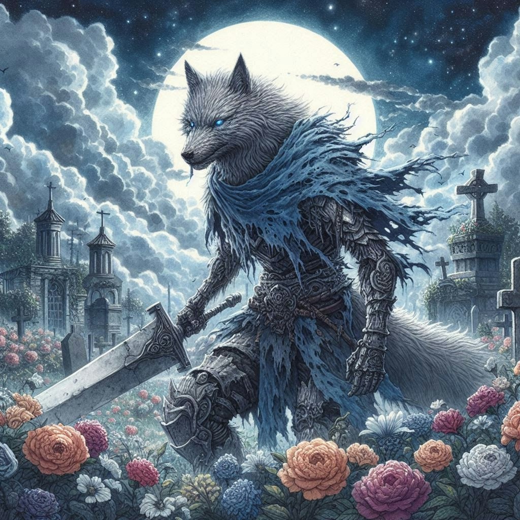 墓場の狼騎士 -Wolf Knight in the Graveyard-