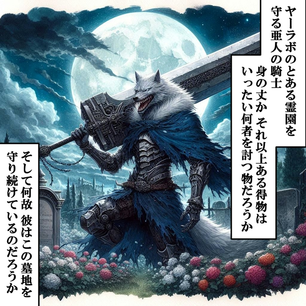 墓場の狼騎士 -Wolf Knight in the Graveyard-