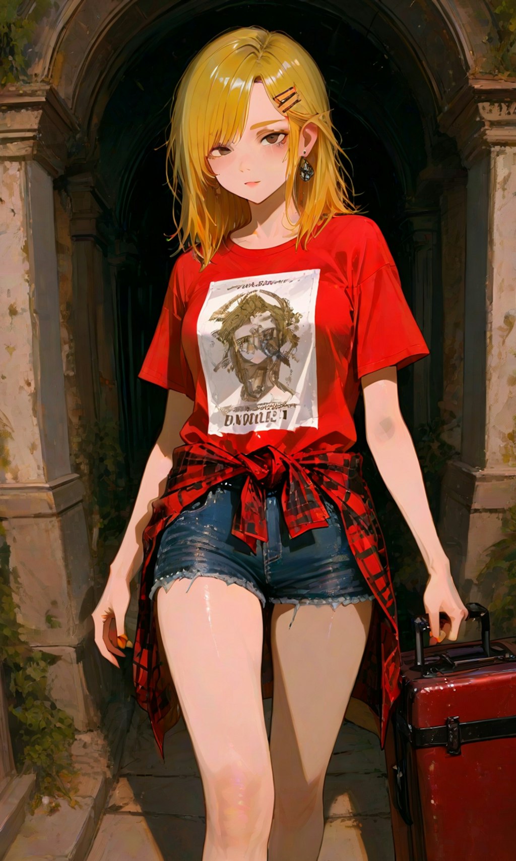 ギリシャ旅行中のカート・コバーン好きの女