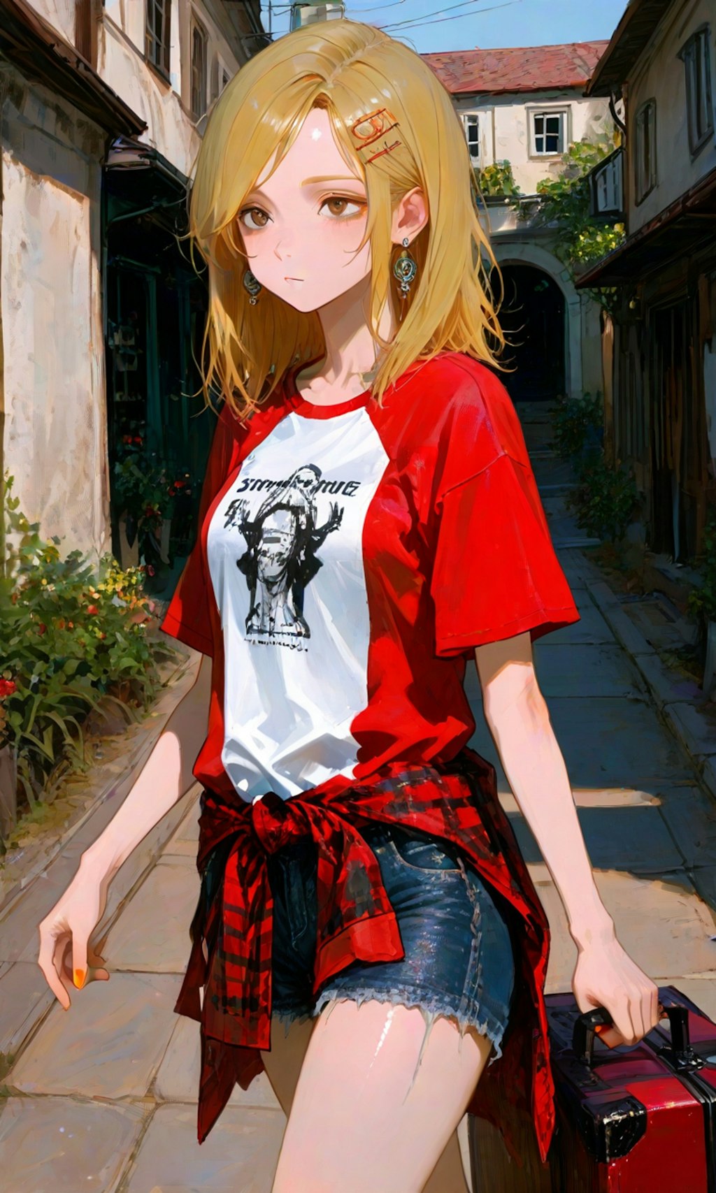 ギリシャ旅行中のカート・コバーン好きの女