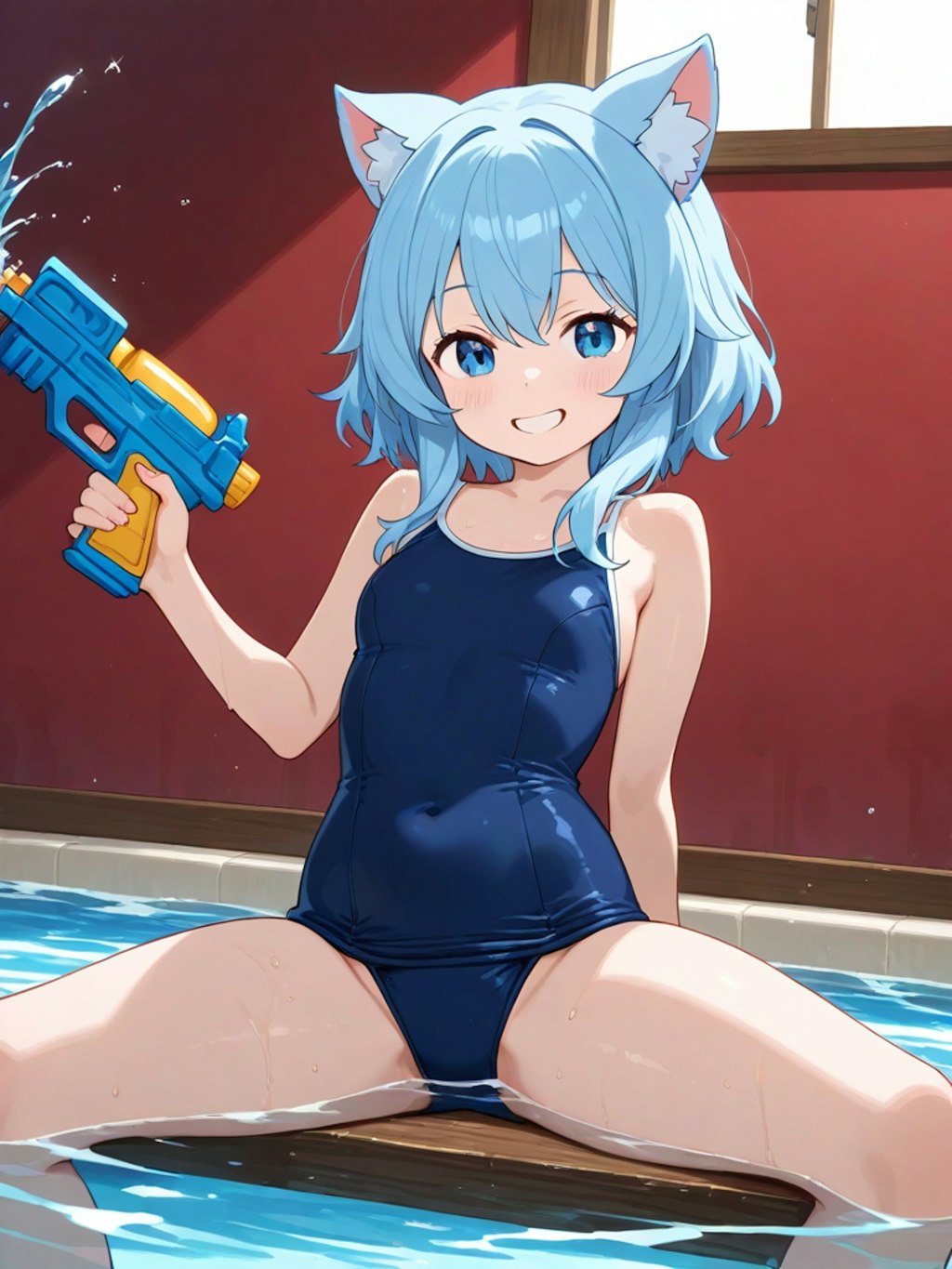 水遊び