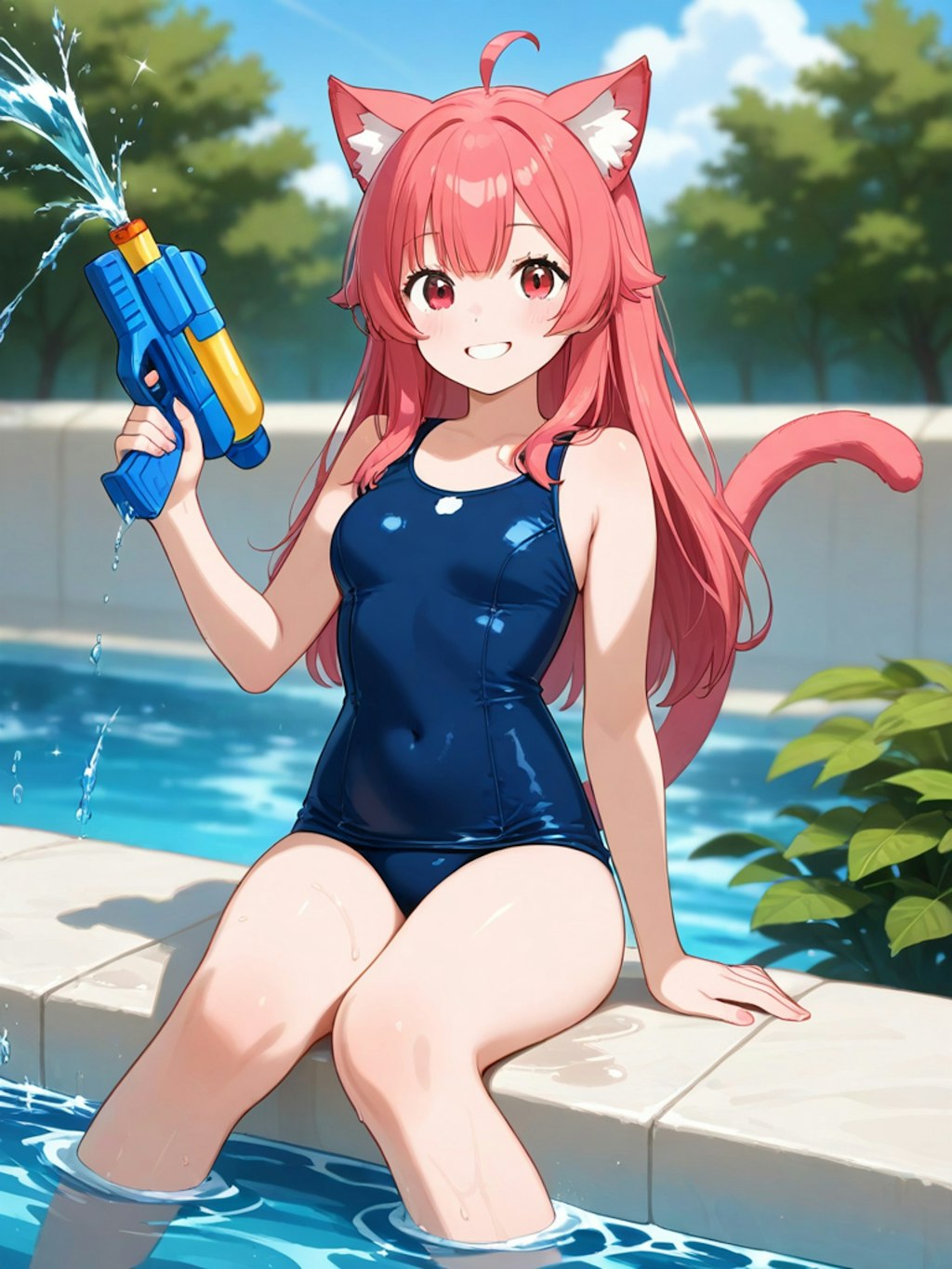 水遊び